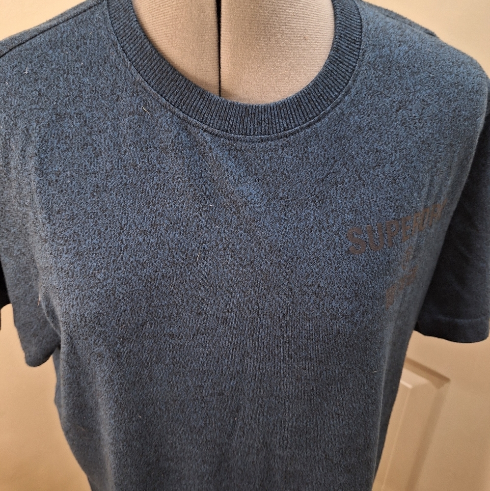 Superdry Blue T Shirt Size Med